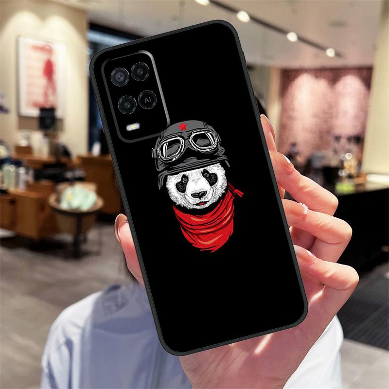 Мультяшный Милый Медведь Панда Чехол Для Oppo A40 A60 A80 A18 A38 A58 A78 A98 A16 A76 A96 A15 A17 A77 A74 A94 A54 A57S Обложка