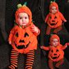 Infant Baby Kids Boys Girls Romper Set Romper + Hat Imp Halloween