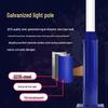 Galvanized Solar Street Light Pole for Rural Roads and Courtyards