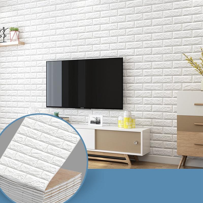 3D обои, украшения, самоклеящиеся, античные, пенопластовые, кирпичные обои, гостиная, спальня, водонепроницаемые, 3D наклейки на стену