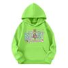 Child Fashion Lightweight Long Sleeve Pullover With Pockets  Print Hoodie