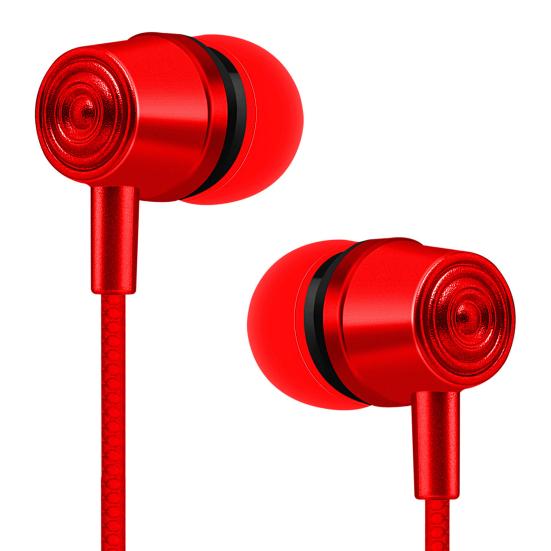 Универсальная проводная музыкальная гарнитура-вкладыш, наушники для мобильного телефона с микрофоном линейного управления