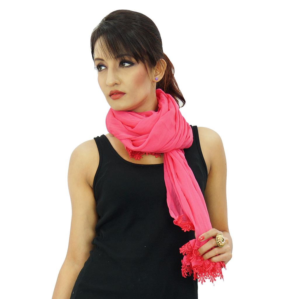 Шарфы из смеси шифона Dupatta Woman Chunni Indian Stole Throw Sarongs Wraps