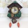 6 Inch Cuckoo Bird Wall Clock Creative Cartoon Decorative Clock Music Cuckoo Bird House Wall Clock With Pendulum For Home Decor