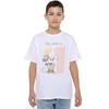 Minnie Mouse Girls My Dad is No 1 Watercolour T-Shirt