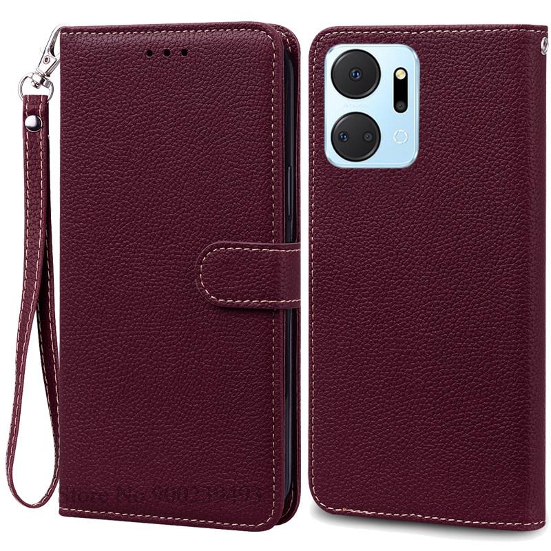 Чехол для Honor X7A Чехол для Huawei Honor X7A Силиконовый кожаный чехол-кошелек Чехол для телефона Honor X7A Coque Fundas Shell