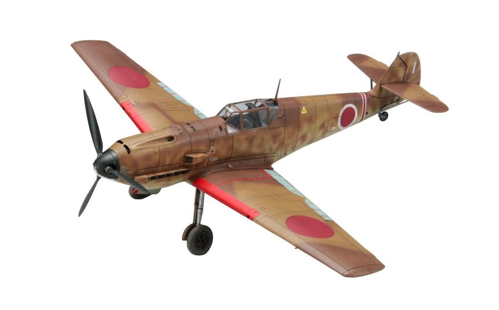 Fine Molds 1/48 Aircraft Series Limited Edition Japanese Army Messerschmitt Bf109 E-7 with Maintenance Scene Set 2 Plastic Model Kit 48995