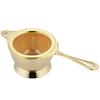 Takakuwa Metal Nouvel Tea Strainer, Gold