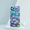 Мягкий прозрачный чехол-бампер из ТПУ для iPhone 16 15 14 13 12 11 Pro Max XR 8 7 Plus XR Чехол Сумки с рисунком Маленькие Цветы Звезды
