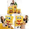 Adorable Giant 3d Spongebob Plush Doll With Soft Feather Cotton Filling Perfect For Children