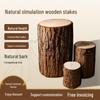 Декор в виде деревянного пня: Круглый стул-бревно и подставка для демонстрации для ресторанов, магазинов, фотографии и флористики