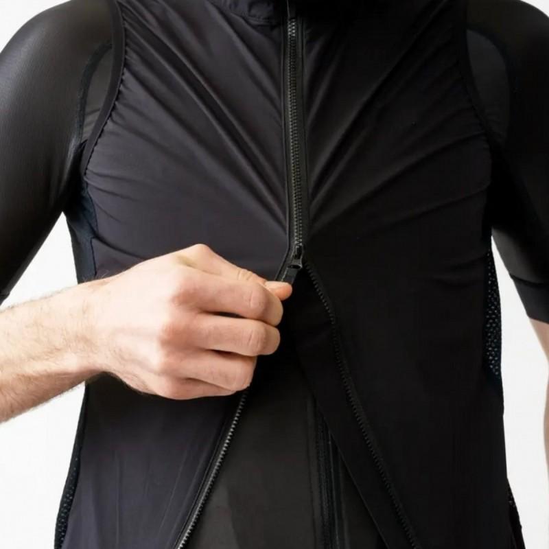 1 Lightweight Windproof Waterproof Cycling Vest Jacket Motorcycle Riding Outdoor Sports Breathable Sleeveless Dual Zipper