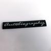 Autobiography Sport Emblem Badge Nameplate Car Fender Rear Trunk Tailagte Decal