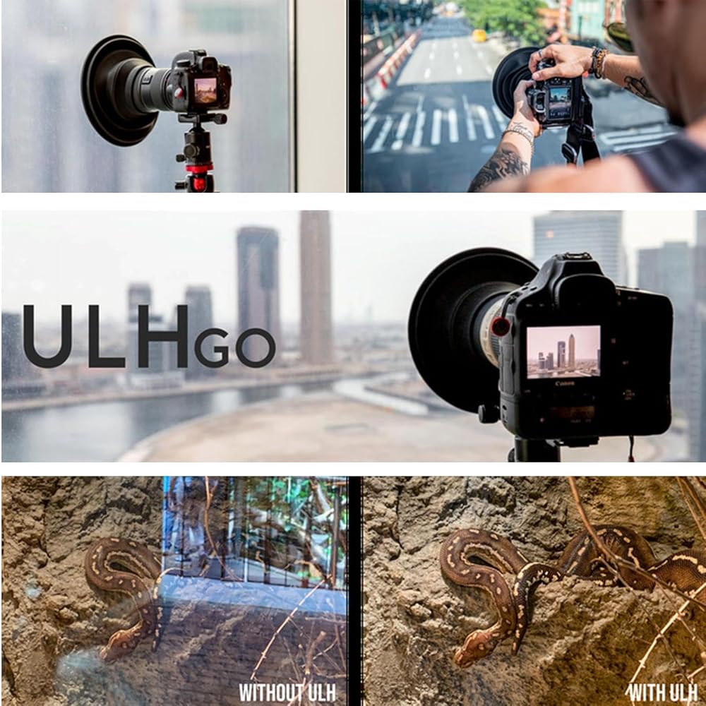 Silicone Lens Hood for Cameras | Silicone DSLR Camera Lens Cover - 50-70mm Anti-Glass Reflection Lens Cover for Water Splashes, Snow, Dust, and Mud