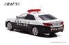 Toyota Crown Athlete 2020 года, полицейское управление префектуры Фукуока, мобильная полицейская машина полицейского управления Китакюсю, готовый продукт RAI'S 1/43 (GRS214)