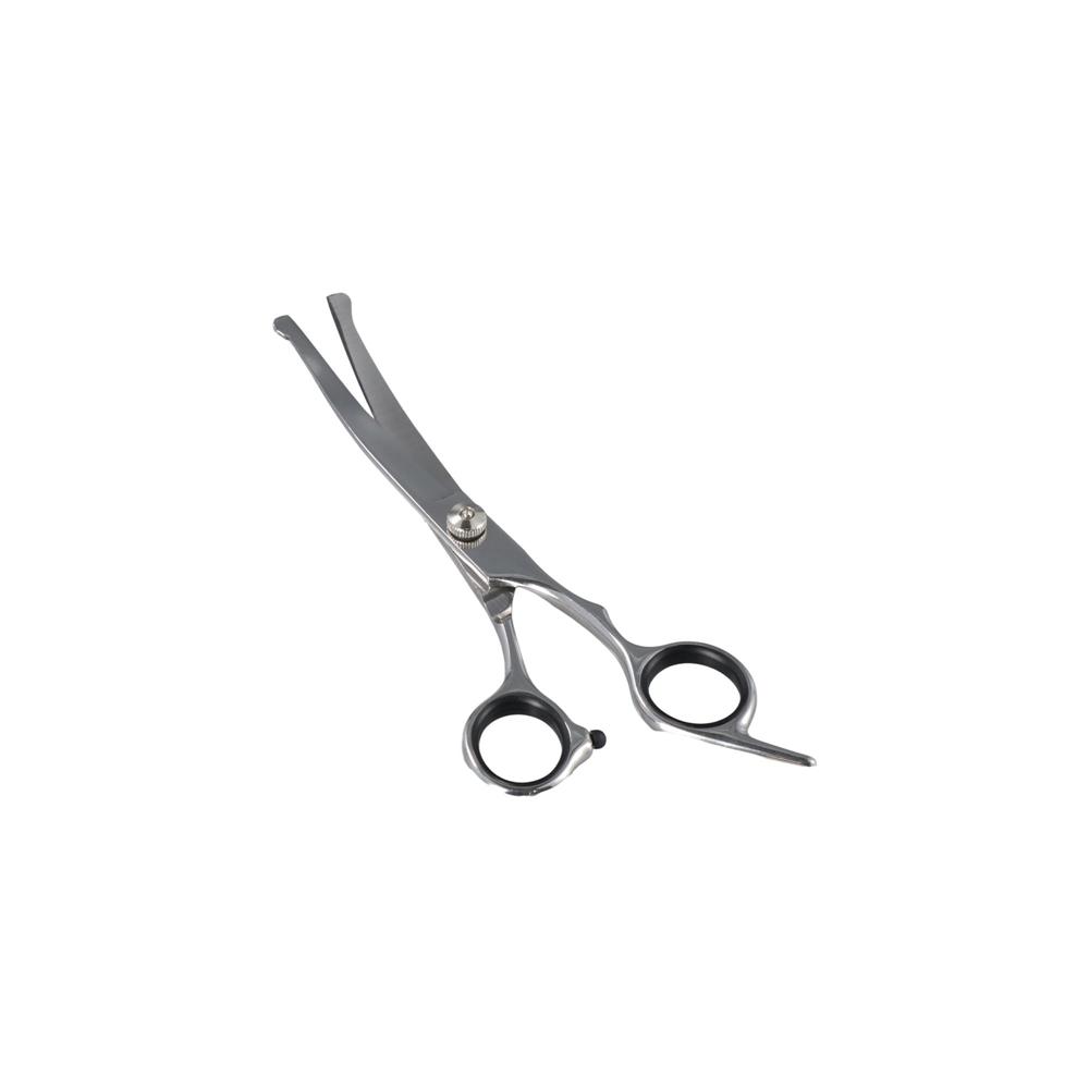With Safety Round Tips Pet Grooming Shears Pet Hairdressing Curve Scissors  Grooming