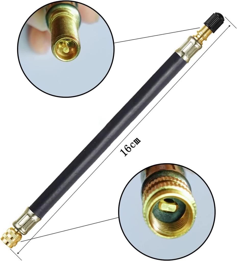 KEWAYO Tire Inflation, Car Valve, Tire Air, For Cars, Motorcycles, Inflation Extension Hoses, Motorbikes,