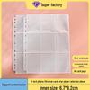 Transparent Card Album Pages for Game & Star Cards - Nine-Pocket & Four-Pocket A4 11-Hole Collection