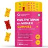 Мультивитаминные жевательные конфеты Carbamide Forte для женщин 60 веганских жевательных конфет Поддержка волос, кожи, ногтей Энергия Иммунитет