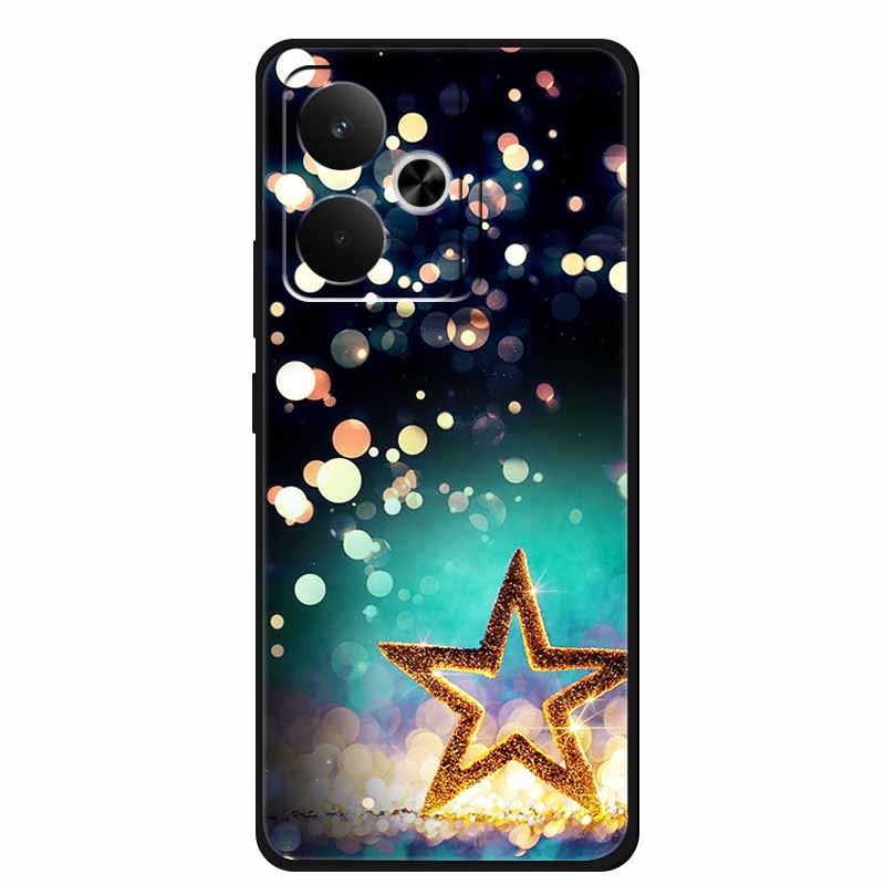 Чехол для телефона Realme GT7 GT 7T 7 T Сумка Черный Силиконовый Мягкий Задний Чехол Для Realme 14 4G 15 Pro Чехлы Coque Защитный Корпус