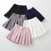 Children, Girls, and Teenagers High Waist Pleated Skater Tennis Skirt