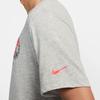 Nike Чулки Dri-Fit FW24 Kobe, повседневные, быстросохнущие, с круглым вырезом, коротким рукавом, мужские топы, темно-серые HV5151-063