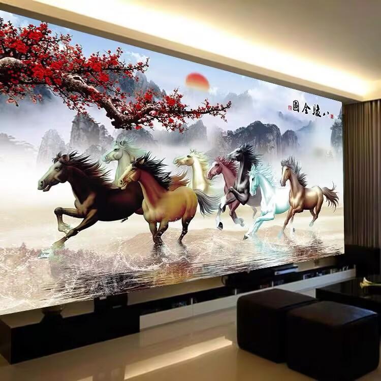 5d Алмазная картина Восемь июнь Картина Гостиная Большая для успеха Полная сверлильных точек Палочка Алмазная вышивка крестом Алмазная вышивка Мозаика Искусство Новый Diy