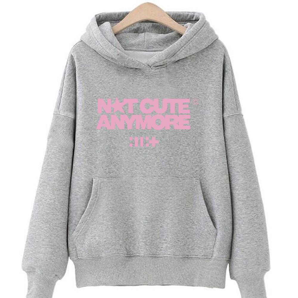 Толстовки с альбомом ILLIT 'Больше не милые' Толстовка женской группы ILLIT Корейская мода Женская Мужская одежда С длинным рукавом Повседневные Толстовки Y2K