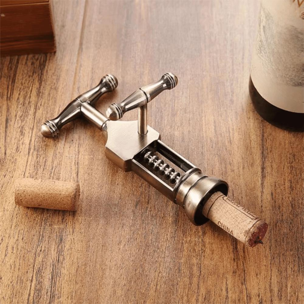 Corrosion-resistant Wine Bottle Opener Vintage Cork Puller Creative Zinc Zinc Zinc Alloy Corkscrew Gift