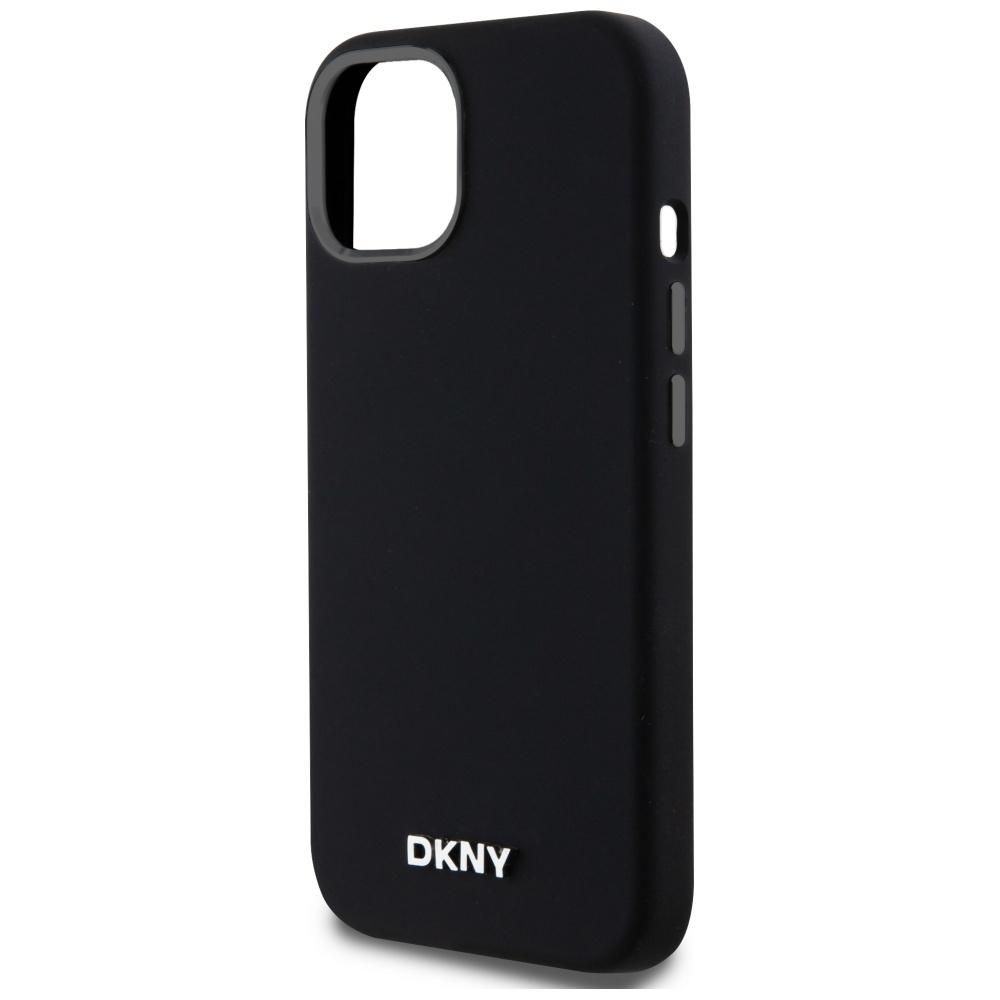 Etui do iPhone 14 DKNY Liquid Silicone MagSafe Czarne
