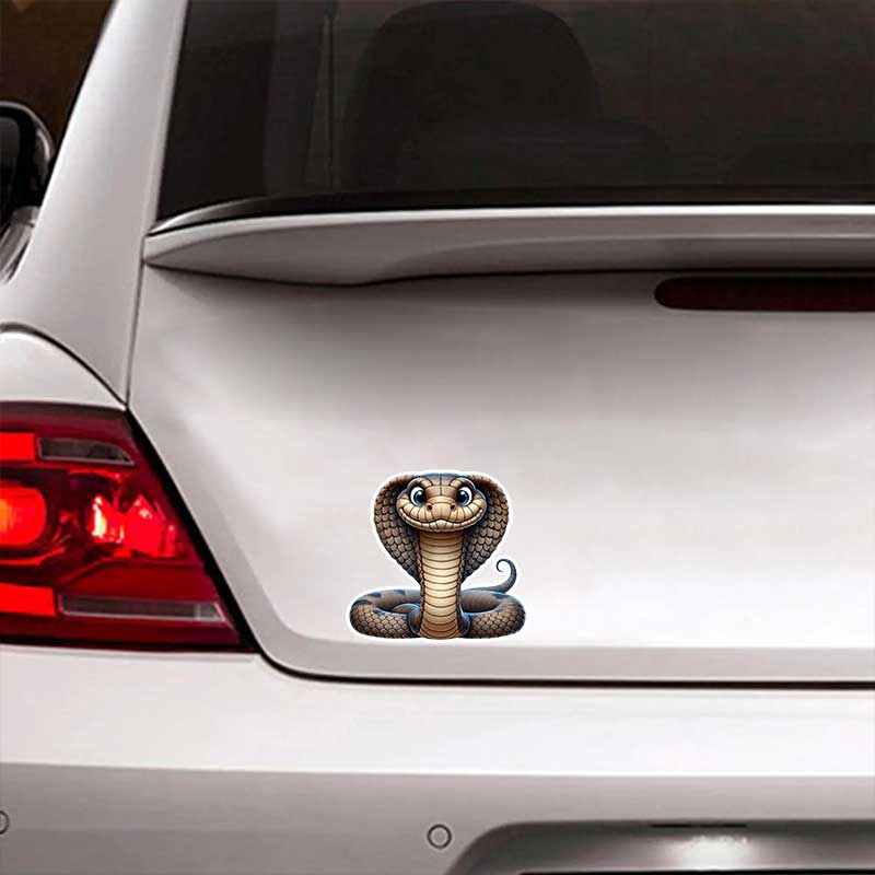 Twisted Snake Car Sticker Vinyl Decal Waterproof Rear Window Motorcycle Camper Bumper Truck Laptop Decoration TM307