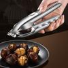 Stainless Steel Chestnut Opener Plier Ergonomic Handle Food Grade Hazelnut Walnut Nut Cracker Sheller Clamp Tools Kitchen Gadgets