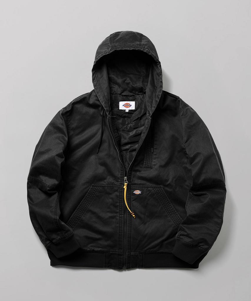 Dickies Худи на молнии с подкладкой из холста Черный
