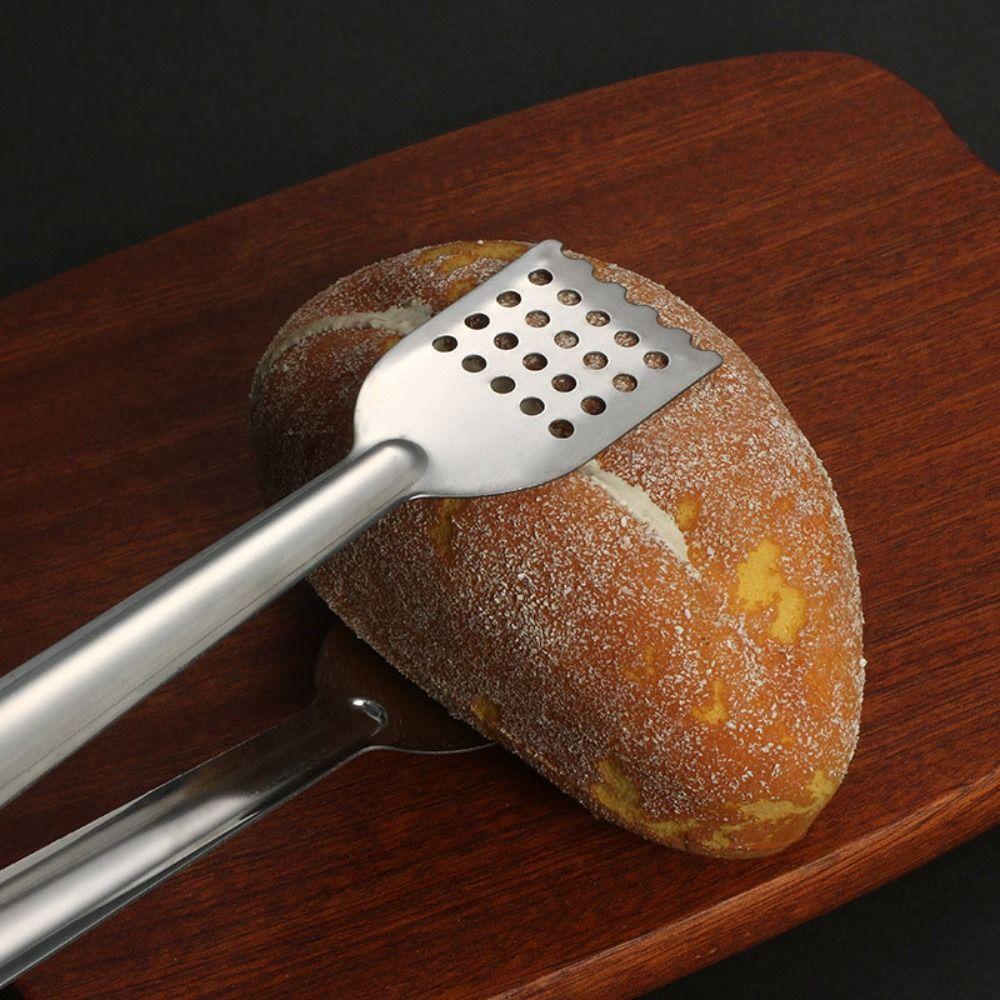 Щипцы для сервировки барбекю из нержавеющей стали, зажим для еды, щипцы для барбекю, кулинарные щипцы, щипцы для еды