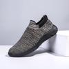 Однотонные носки Дышащие кроссовки 2024 Весна Новинка Сетка Большой размер Мужская повседневная обувь Модный тренд Универсальная обувь для скейтборда