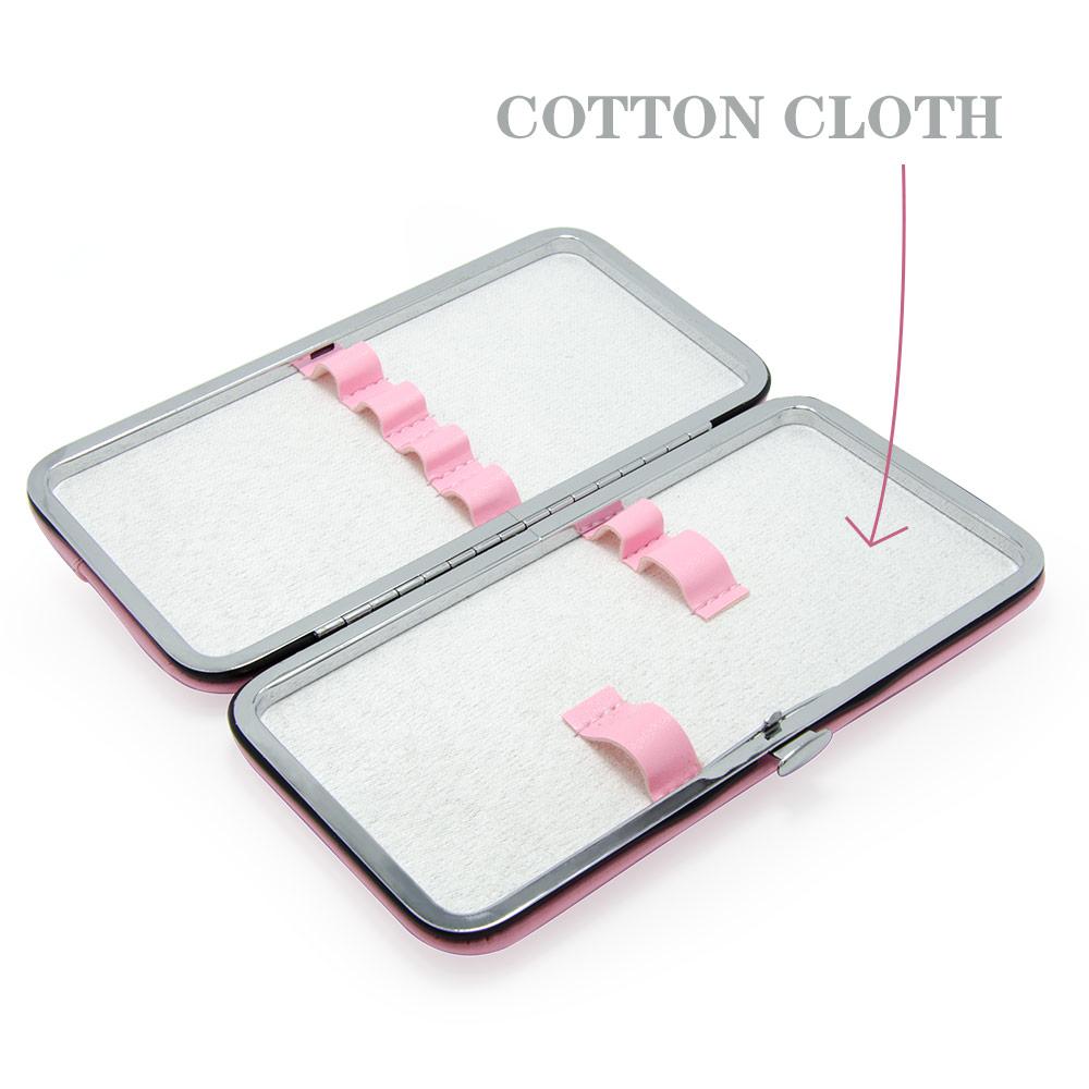 Коробка для хранения пинцетов NAGARAKU, розовый, белый, красный цвета, коробка для пинцетов, инструменты для макияжа, высококачественный чехол из искусственной кожи, инструменты для пинцетов
