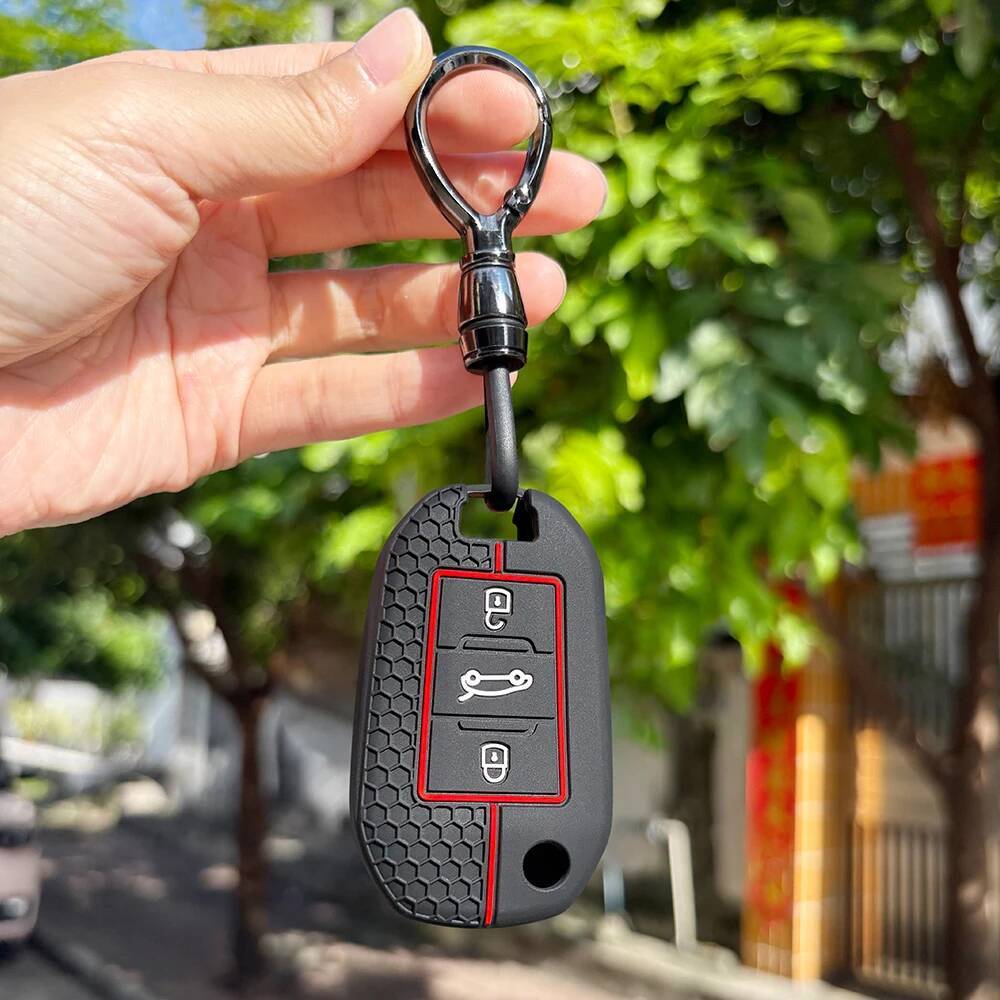 Мягкий чехол для ключа для Opel Corsa F Grandland X Для Citroen C2 C5 C4 Cactus C8 C3 Для Peugeot 208 2008 508 408 308 3008 Колпачки на автомобильный ключ