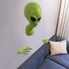 Alien Wall Sculpture Hanging Art Crafts Collection Figurine Halloween Decoration for