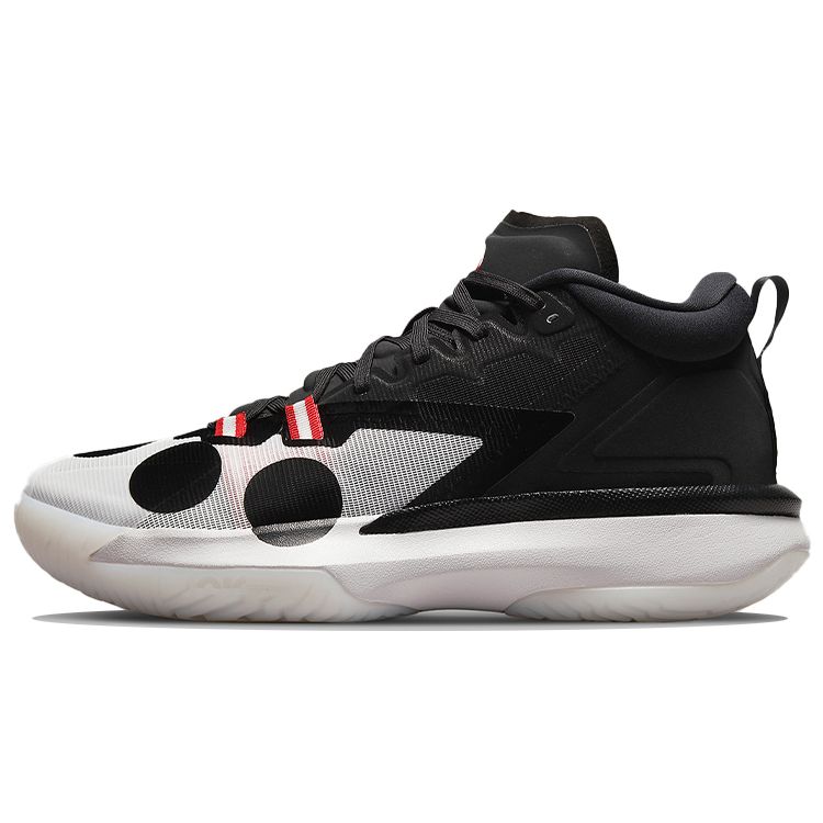 Naruto x Air Jordan Jordan Zion 1 SP Мужские кроссовки Мудрец Шести Путей Белый Черный Университетский Красный DQ4706-160