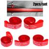 2Pcs Durable Red Rim Liner Pad Bicycle Tire Liner Bike Inner Tube Anti Puncture Tape