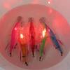 4 Pcs LED Electronic Luminescence Simulation Shrimp Bait To Lure Fish with Built-in Barbed Hooks To Prevent Prey From Escaping