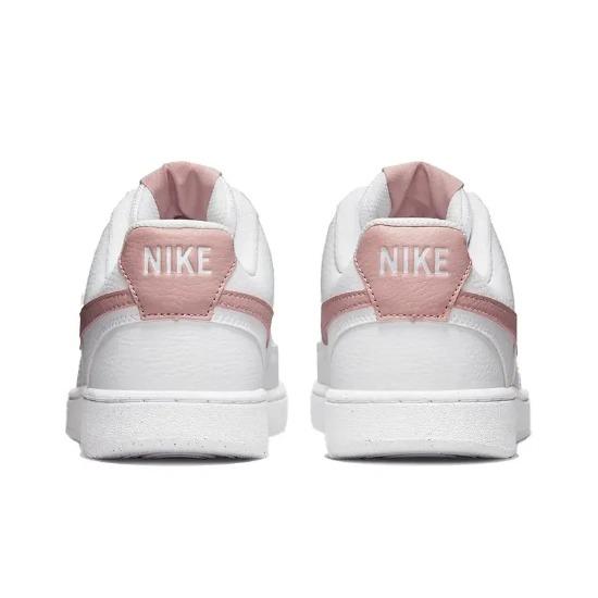 Nike Женские Court Vision Low Next Nature Белый Розовый Оксфорд DH3158-102