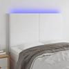VidaXL LED Headboard Bedroom Furniture Double Bed Accessory Head of Bed Frame Interior White 3122235