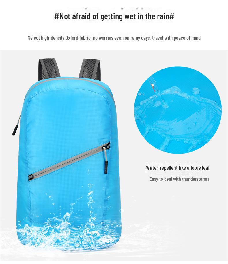 Waterproof Outdoor Travel Backpack - Foldable Storage Bag for Men and Women