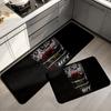 UFC Print Flannel Kitchen Mat Christmas Soft Area Rug Non Slip Floor Carpet Home Decoration
