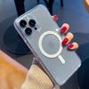 Прозрачный магнитный чехол из акрила для iPhone 13 Pro/15 Pro с упаковкой в коробке и премиальным ощущением
