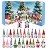 2025 Christmas Gnome Holidays Advent Calendar 24 Days Xmas Countdown Calendar Gnome Plush Christmas Countdown Calendar for Kids