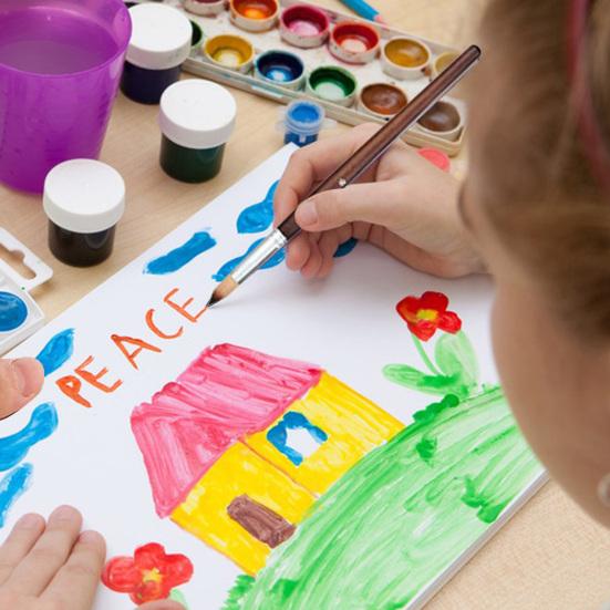 26Pcs Nylon Paint Brush Set Watercolor Acrylic Paint Brushes with Flat Round Fan Shapes Portable Paintbrush Kit for Students Artists Oil Painting