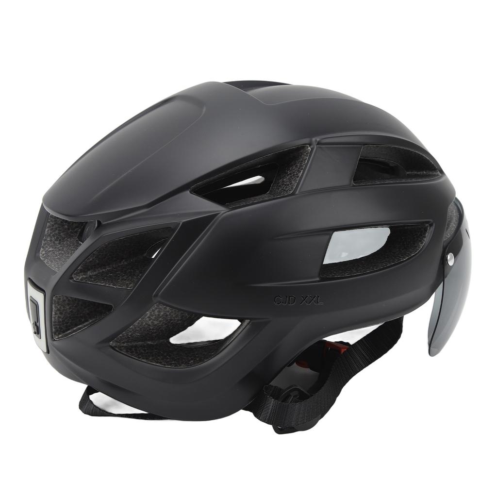 CJD XXL Взрослый велосипедный шлем Велосипедный шлем с USB-зарядкой Задний фонарь Съемный магнитный