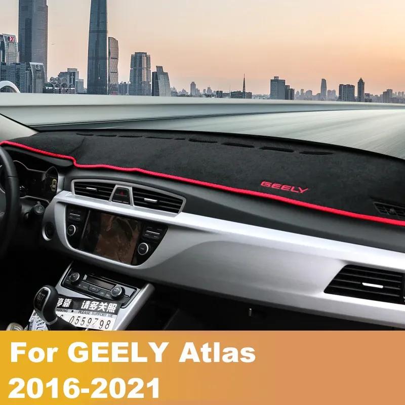 Для GEELY Atlas Boyue Emgrand NL-3 Proton X70 2016-2018 Накладка на приборную панель автомобиля Коврик на панель Защита от солнца Коврик на приборную панель